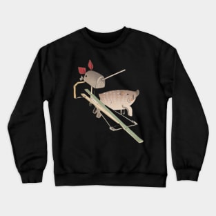 Japanese Boar Pig Hog Monster Yokai Crewneck Sweatshirt